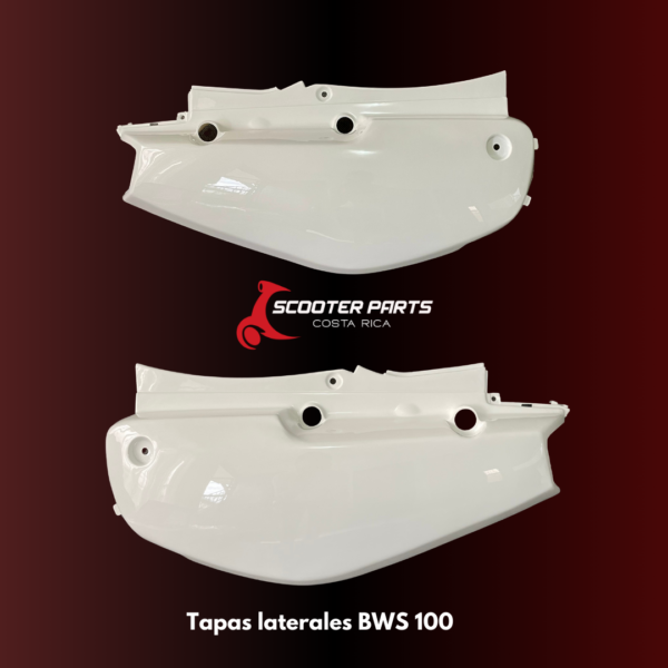 Tapas Laterales el Par Blancas KN Yamaha BWS 100
