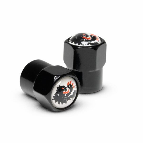 Kit Tapones Válvulas de Aire Malossi Negros