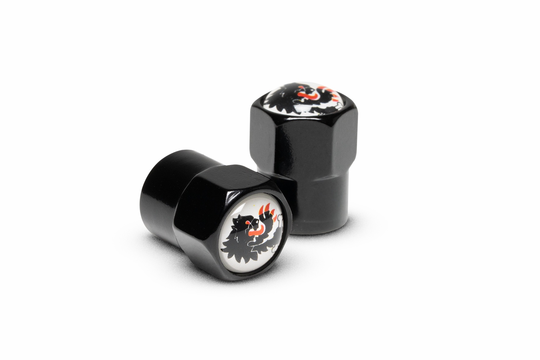 Kit Tapones Válvulas de Aire MALOSSI Negros Universal