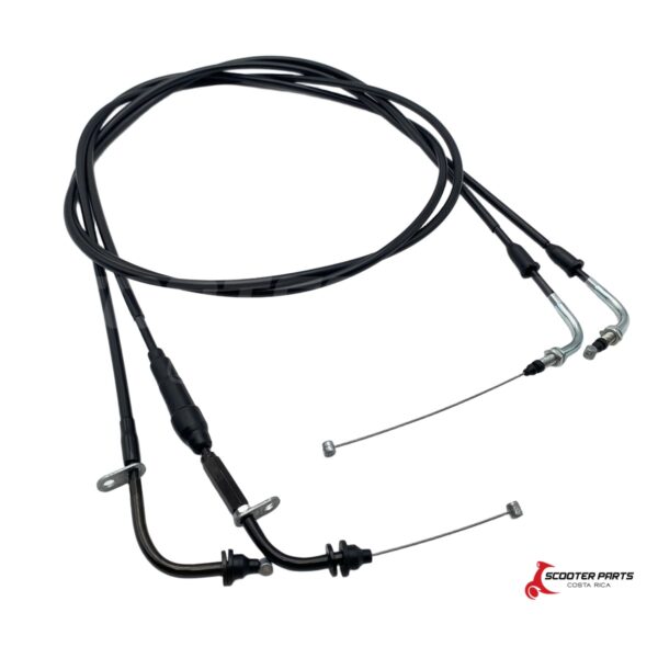 Cable Acelerador BWS 125/bws125x Parte 1 y 2-KEYMAN