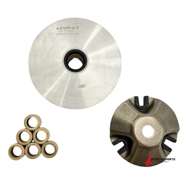 Variador Completo Roldana Primaria – KEYMAN- Yamaha BWS 125