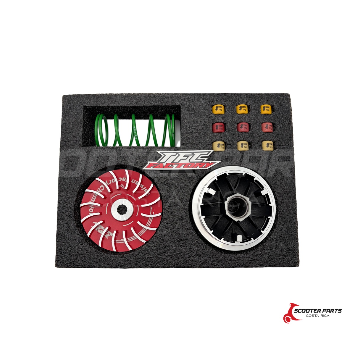 Kit Variador TFC 04 Rojo GY6